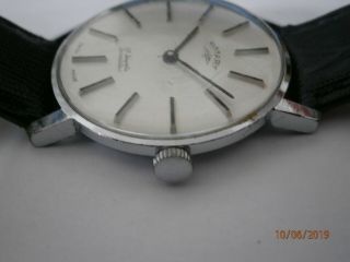Gents Vintage Rotary Dress Watch 17 Jewel Peseux 7050 Movement Fully 6