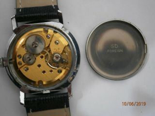 Gents Vintage Rotary Dress Watch 17 Jewel Peseux 7050 Movement Fully 8