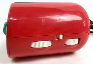 Vintage Sony Alarm Clock AM/FM Radio My First Sony ICF - C6000 - Red 4