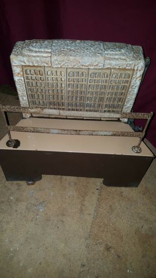 Vintage Antique Gas Space Heater In