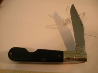 Vintage J Russell Usa Made Barlow Pocket Knife Green River