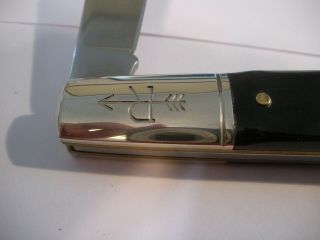 Vintage J Russell USA Made Barlow Pocket Knife Green River 6