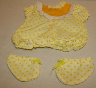 Vintage Strawberry Shortcake Lemon Blow Kiss Outfit Booties Replacement