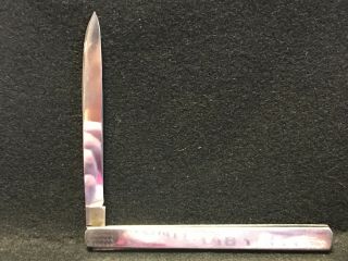 Old Vtg Stainless Pic Fruit Knife Silver Color Made in Japan 2