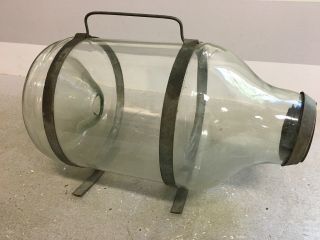 Unbranded 11 " Vintage Glass Minnow Trap