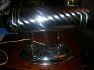 Vintage Art Deco Chrome Plated Desk Lamp