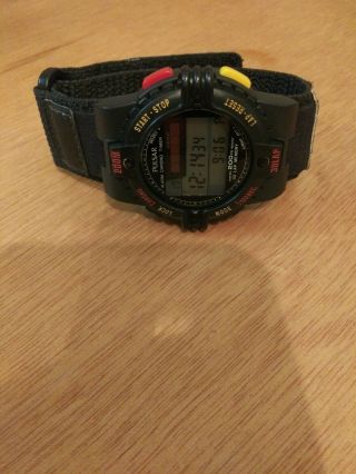 Vintage Pulsar W359 - 0A28 Alarm Chrono Timer 200M LCD Digital Men ' s Watch 5