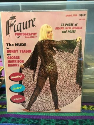 Figure Photography Quarterly Vintage Spring 1968 Bunny Yeager Art Men’s Nudes