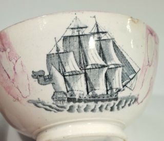 Georgian Antique Sunderland Lustre Sailors Bowl. 4
