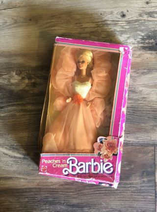 Vintage 1984 Peaches N Cream Barbie Doll
