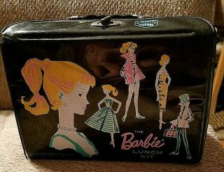 Vintage 1962 Barbie Lunch Kit With Thermos