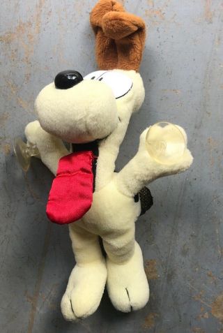 Vintage Odie From Garfield Plush Window Suction 1978 Attack Cat Cartoon