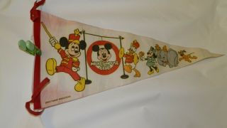 Vintage Mickey Mouse Club,  Walt Disney Productions Felt Pennant
