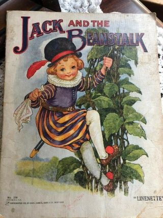 Antique Jack And The Beanstalk Linenette Children 