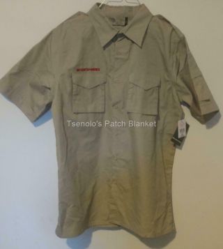 Boy Scout Now Scouts Bsa Uniform Shirt Size Adult Medium Ss 087