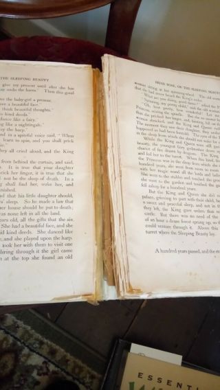 Anderson,  Anne THE BRIAR ROSE BOOK OF OLD OLD FAIRY TALES Antique Worn Binding 8