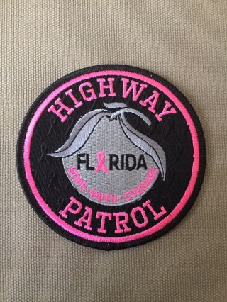 Florida Highway Patrol 2019 Pink Patch.