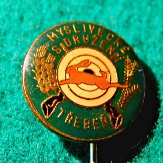 Antique Pin Badge Union Of Hunters/ Czechoslovakia/1