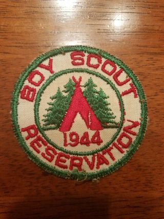 1944 Boy Scout Reservation Hidden Valley Scout Reservation Summer Camp Patch