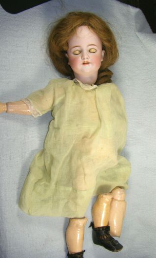 Antique 21 " Simon Halbig Bisque Head Doll - 550