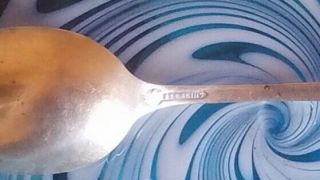 Frank Smith Martha Washington Pattern Sterling Silver Teaspoon.  Engraved 4
