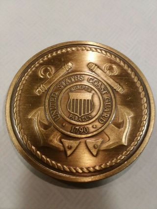 United States Coast Guard USCG Vietnam Veteran Challenge Coin Antique Bronze 2