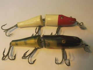 Two Creek Chub Bait Co.  Jointed Pikie Lures