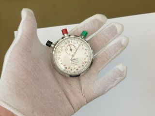 Vintage Hanhart Amigo Dgm 1902 490 1/10 Sec Stopwatch Stop Watch Runs Well