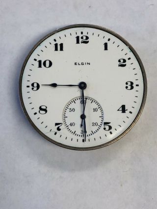 Vintage Elgin Pocket Watch Movement 12 Size ?