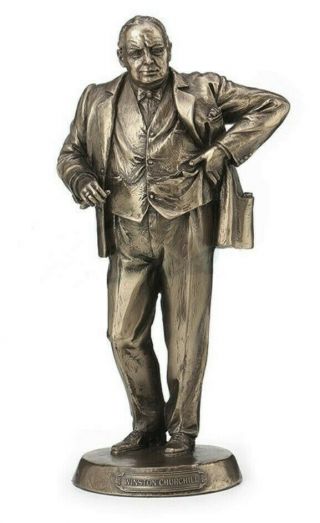 8.  5 " Winston Churchill Prime Minister Britain Statue Sculpture Historical Decor