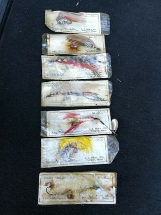 L.  L.  Bean Fly Fishing Lures Vintage