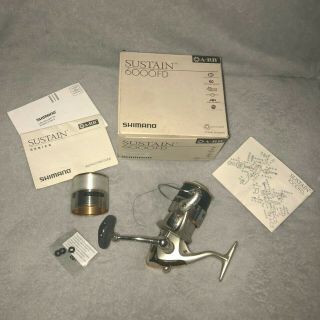 Vintage Shimano 6000fd Spinning Reel Package. ,  Xtra Spool