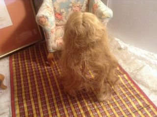 Vintage Blonde Human Hair Doll Wig - 9 - Needs Attention 3