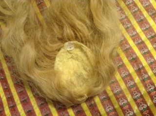 Vintage Blonde Human Hair Doll Wig - 9 - Needs Attention 5