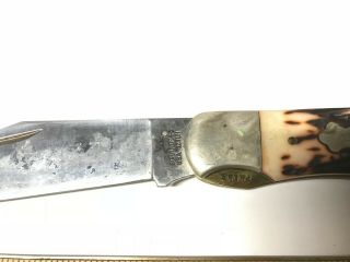 USA Schrade 127UH Large Folding Lockblade Knife Uncle Henry 6