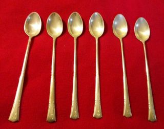Vintage Gorham Sterling Silver Spoons 6.  186grams 7.  5inches Long