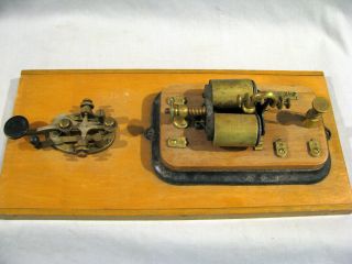 Antique Bunnell Telegraph Key & Sounder