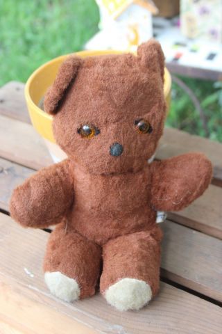 16 " Vintage Animals Of Distinction Knickerbocker Teddy Bear Stuffed Plush Toy