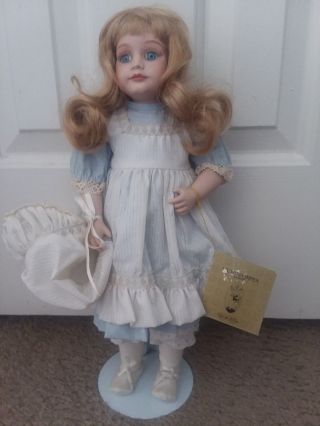 Vintage 1986 Cindy Mcclure Ltd Victoria Impex Clara 16 " Porcelain Doll
