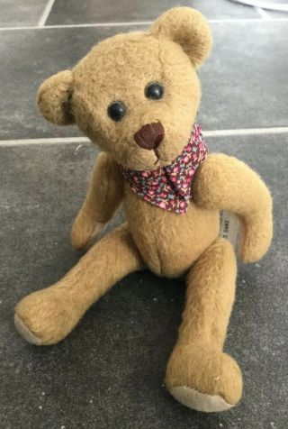 1995 Ganz Cottage Collectable Bear Brad,  Signed Foot