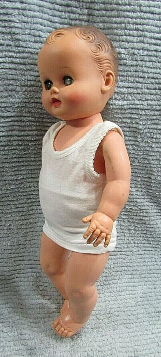 Vintage Sun Rubber Constance Bannister Baby Doll Squeaker Drink Wet 17 " S/h