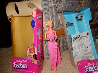 Vintage 1982 Barbie Twirly Curls Doll With Accessories