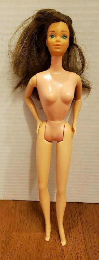 Vintage Mattel 1982 Barbie Tracy Bride Doll,  Steffie Face Brunette Nude Doll