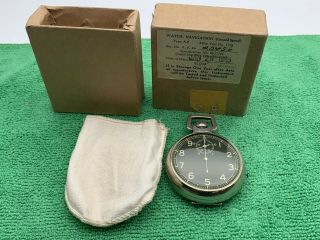 Elgin A - 8 Military Timer Jitterbug Box And Pouch