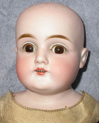 Antique 20 " German Bisque Doll Dep 8 154 Kestner? Open Mouth 4 Teeth Sleep Eyes