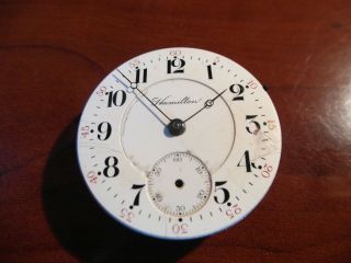 Hamilton Watch Co.  18 Size (minute And Hour Arms) Moon Style