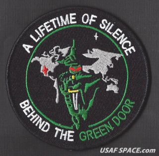 USAF DOD CLASSIFIED INTELLIGENCE LIFETIME OF SILENCE BEHIND THE GREEN DOOR PATCH 3