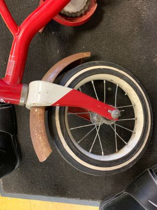 Radio Flyer Bike Classic Red Antique Very Rare And Old 8