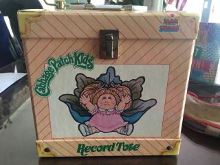 Vintage 1984 Cabbage Patch Kids 45 Rpm Record Tote Girls Kid Stuff 80’s Antique