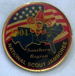 Bsa National Jamboree 2001 - Southern Region - Scout Badge Pin - Mib